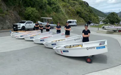 Youngest-ever Cook Strait attempt in Optimist dinghies